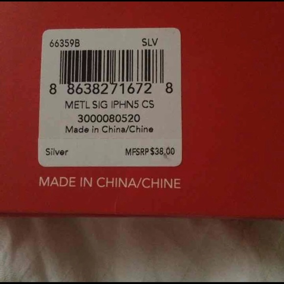 Coach Silver C’s iPhone 5/5S Case - Picture 2 of 3